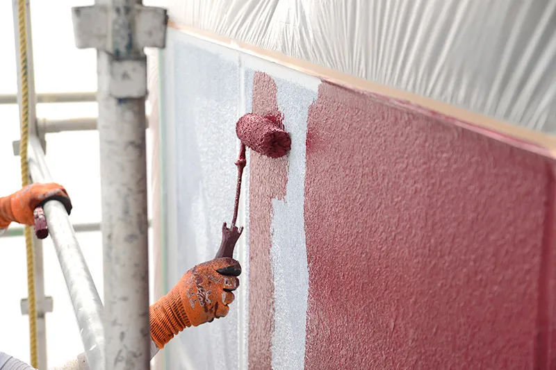 家の外壁を守る美しい外壁塗装の技術